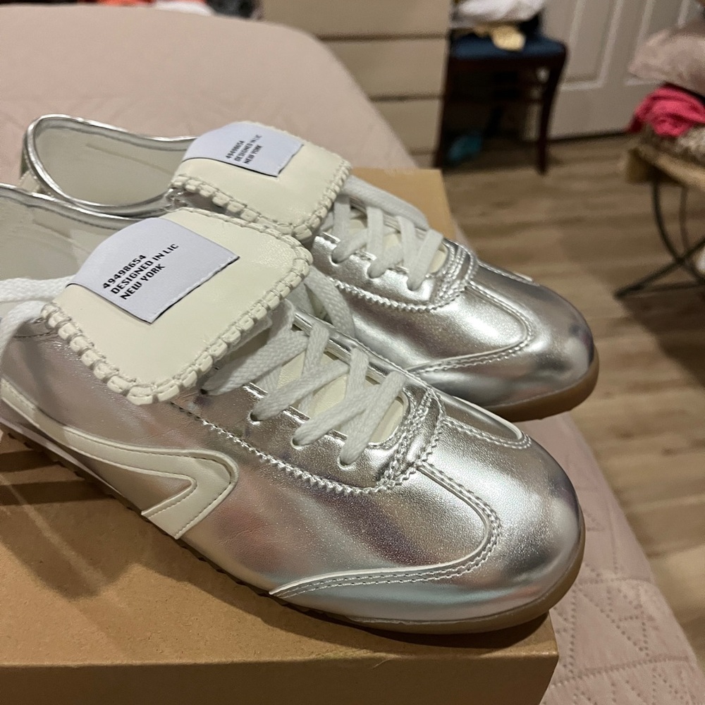 Steve madden Margiela Silver Women's Sneakers - Picture 2 of 11